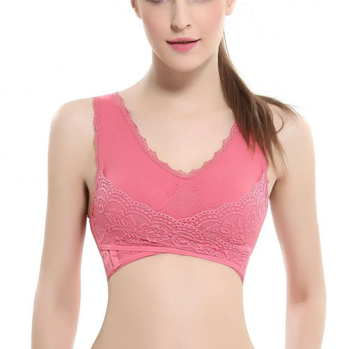 Wireless Push up Breathable Sleep Sports Bra