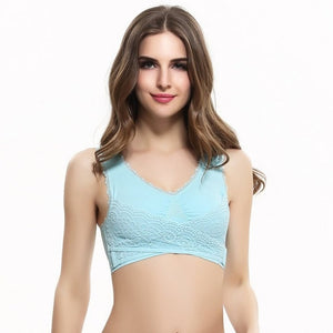 Wireless Push up Breathable Sleep Sports Bra