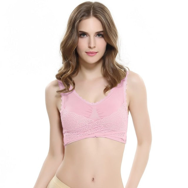Wireless Push up Breathable Sleep Sports Bra