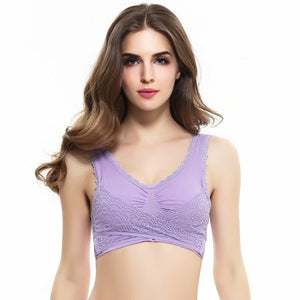 Wireless Push up Breathable Sleep Sports Bra