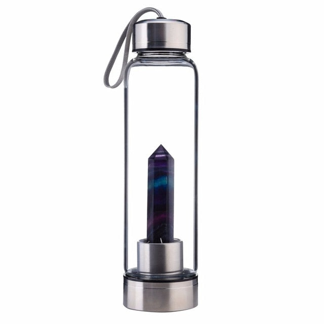 NEW Hot Drop Shipping Natural Crystal Water Bottle