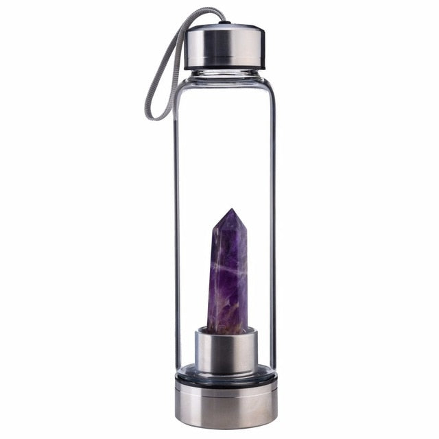 NEW Hot Drop Shipping Natural Crystal Water Bottle