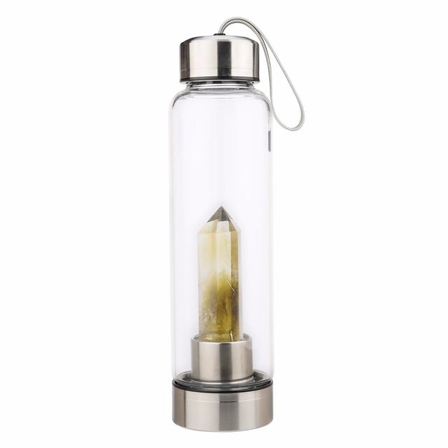 NEW Hot Drop Shipping Natural Crystal Water Bottle