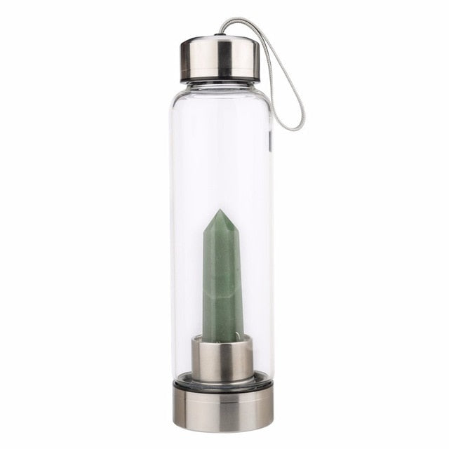 NEW Hot Drop Shipping Natural Crystal Water Bottle