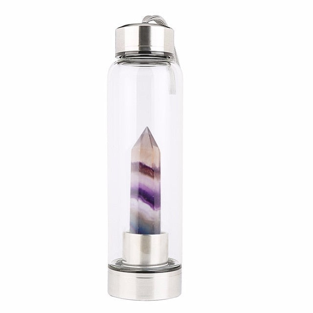 NEW Hot Drop Shipping Natural Crystal Water Bottle