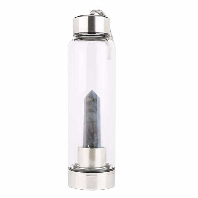 NEW Hot Drop Shipping Natural Crystal Water Bottle